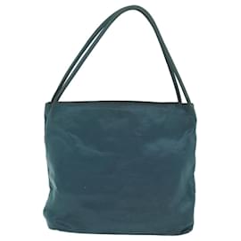 Prada-PRADA Tote Bag Nylon Turquoise Blue Auth 73880-Other