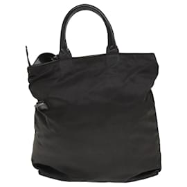 Gucci-Bolso tote GUCCI Nylon 2way Marrón 019 0283 Auth 73893-Castaño