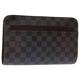 Louis Vuitton-LOUIS VUITTON Pochette Damier Ebène Saint Louis N51993 Auth LV 74270-Autre