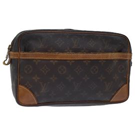 LOUIS VUITTON Monogramm Compiegne 28 Clutch M51845 LV Auth 73763 Monogramm