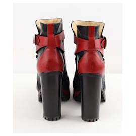 Free Lance-Boots en cuir-Noir