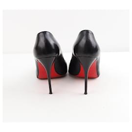 Christian Louboutin-Lederabsätze-Schwarz