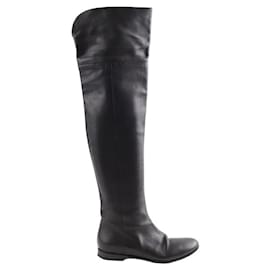 Jimmy Choo-Leather boots-Black