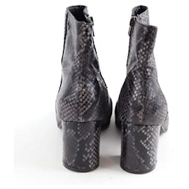 Zadig & Voltaire-Lederstiefel-Grau