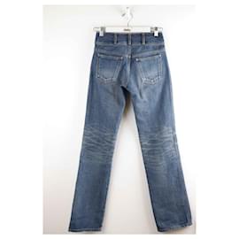 Céline-Straight cotton jeans-Blue