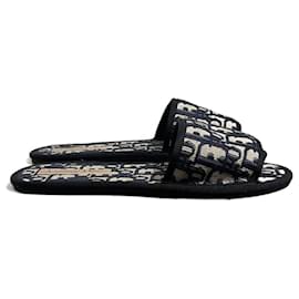 Dior-DIOR Sandalen T.EU 37 Stoff-Blau