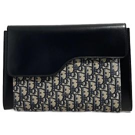 DIOR Clutches T. Tuch Schwarz