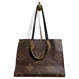 Louis Vuitton-LOUIS VUITTON  Handbags T.  Cloth-Brown