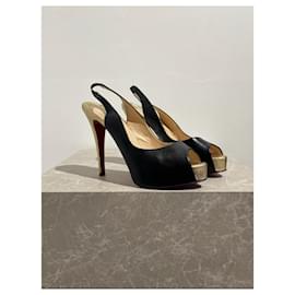 Christian Louboutin-CHRISTIAN LOUBOUTIN  Heels T.EU 40.5 Leather-Black