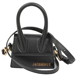 Jacquemus-JACQUEMUS  Handbags   Leather-Black
