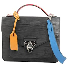 Louis Vuitton-LOUIS VUITTON  Handbags   Leather-Black