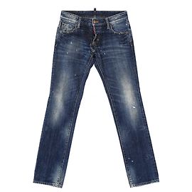 Vaqueros desgastados Dsquared2 de algodón azul Azul