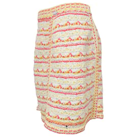 Chanel-Chanel Tweed Mini Skirt in Multicolor Cotton-Other,Python print