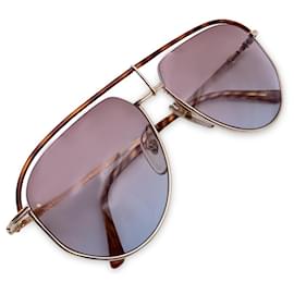 Christian Dior-Gafas de sol de aviador unisex vintage 2582 41 56/16 135 mm-Dorado