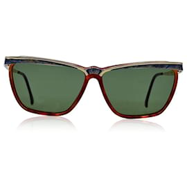 Autre Marque-Casanova Vintage 24K chapado en oro menta gafas de sol unisex CN 21 52mm-Castaño