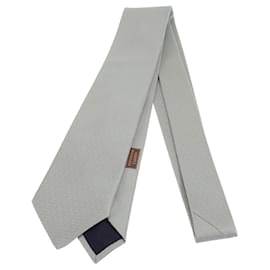 Hermès-Hermes Faconnee Upside Down Tie Canvas Necktie H033805T 09 en excellent état-Autre