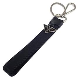 Prada-Prada Tessuto Key Holder  Canvas Key Holder 2PT0112DMN002 in Excellent condition-Other