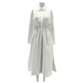 Robe Cos T.FR 40 en coton Blanc