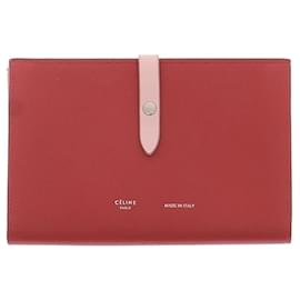 Céline-CÉLINE  Purses, wallets & cases T.  Leather-Red