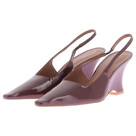 REFORMATION  Sandals T.US 8.5 Leather Dark red