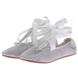 REPETTO Ballerines T.EU 41 Cuir Gris