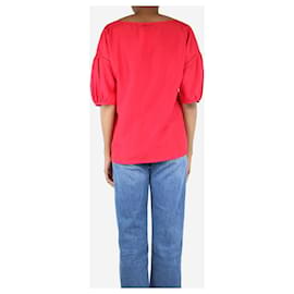 Fendi-Red short-sleeved top - size UK 6-Red