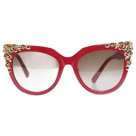 MCM Red cat eye sunglasses with gold detailing Other