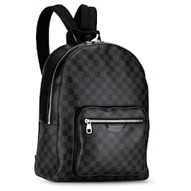 Louis Vuitton-Louis Vuitton Preto Damier Grafite Josh-Preto