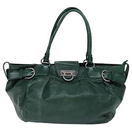 Salvatore Ferragamo-Salvatore Ferragamo Gancini-Green