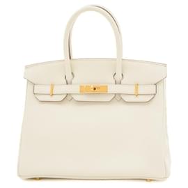 Hermès-Hermès Birkin 30-Bianco