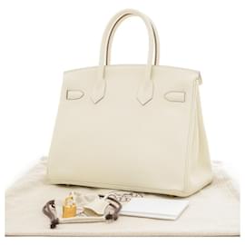 Hermès-Hermès Birkin 30-Bianco