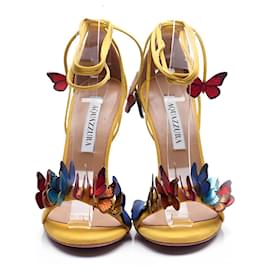 Aquazzura-Sandales-Jaune