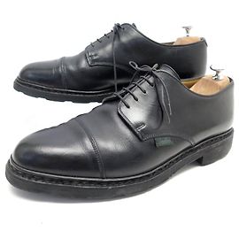 SCARPE DERBY PARABOOT AZAY GRIFF 11 45 PELLE NERA SCARPE IN PELLE NERA Nero