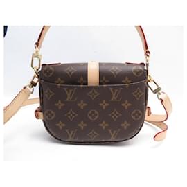 Louis Vuitton-NEUE LOUIS VUITTON SAUMUR BB HANDTASCHE MONOGRAMM CANVAS M46740 NEUE HANDTASCHE-Braun