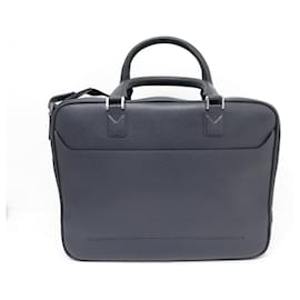 Montblanc-NEW MONTBLANC DOCUMENT HOLDER IN GRAY SARTORIAL LEATHER 116321 BRIEFCASE BAG-Grey