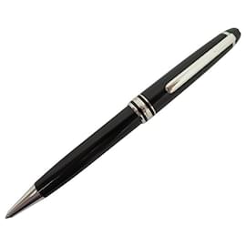 Montblanc-BOLÍGRAFO MONTBLANC MEISTERSTUCK CLASSIC PLATINO 132446 BOLÍGRAFO-Negro