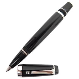 Montblanc-BOLÍGRAFO MONTBLANC BOHEME PIEDRA NEGRA 5098 ROLLERBALL CAJA DE RESINA-Negro