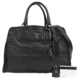 Prada-Prada Quilted Leather Handbag Leather Handbag BN2217 in Good condition-Other
