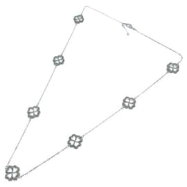 Swarovski-Swarovski Clover Station Necklace Metal Necklace in Excellent condition-Other