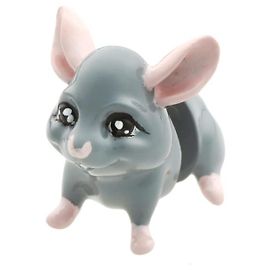 Balenciaga Einzelohrring mit Tiermotiv Maus Grau