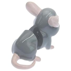 Balenciaga-Animal Motif Mouse Single Earring in Very Good Condition-Grey