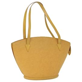 Louis Vuitton-Bolsa de ombro de compras LOUIS VUITTON Epi Saint Jacques amarela M52269 Autenticação12223-Amarelo
