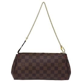 Louis Vuitton-LOUIS VUITTON Damier Ebene Eva Shoulder Bag 2way N55213 LV Auth 73490-Other