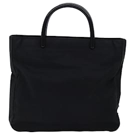 Prada-PRADA Hand Bag Nylon Black Auth ar11765B-Black