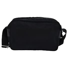 Prada-PRADA Shoulder Bag Nylon Black Auth yk12183-Black