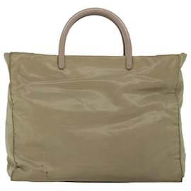 Prada-PRADA Borsa A Mano Nylon Beige Auth ar11788B-Beige