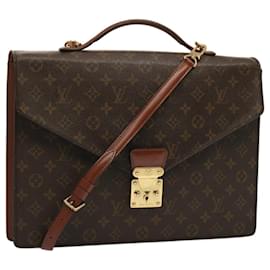 Louis Vuitton-Bolso bandolera para documentos Porte con monograma de LOUIS VUITTON M53338 Autenticación LV 73681-Monograma