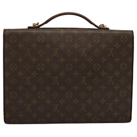 Louis Vuitton-LOUIS VUITTON Monogram Porte Documents Bandouliere Bag M53338 LV Auth 73681-Monogram