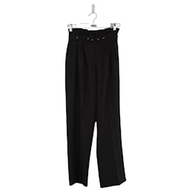 Dior-Carot cotton pants-Black