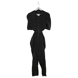 Autre Marque-Cotton jumpsuit-Black